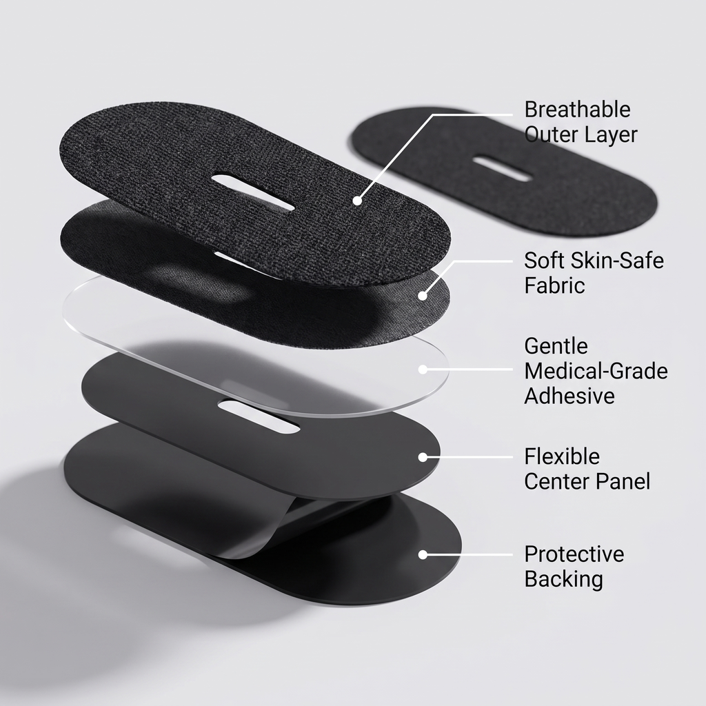 Mouth tape 5-layer design breakdown
